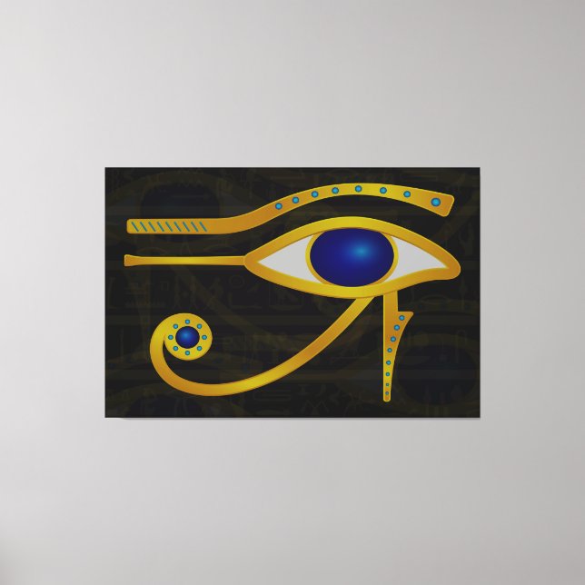 Die Horus Eye Canvas drucken Leinwanddruck (Vorderseite)