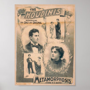 Die Houdinis, 'Verwandlung der Metamorphose in 3 S Poster