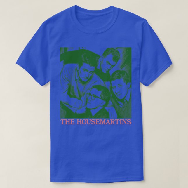 Die Housemartins Retro-Lüfterdesign der 80er Jahre T-Shirt (Design vorne)