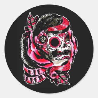 Die Hübsch Runder Aufkleber