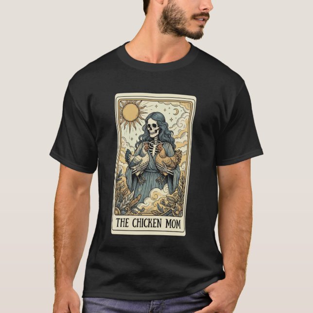 Die Hühner-Mutter-Tarotkarte T-Shirt (Vorderseite)