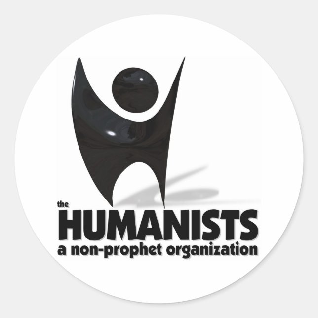Die Humanisten Runder Aufkleber (Vorderseite)