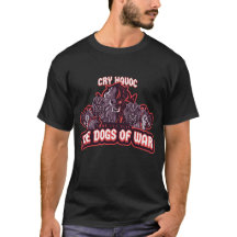Die Hunde des T - Shirt des Krieges