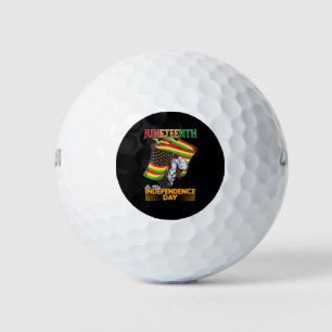 Die Hundertste ist mein Unabhängigkeitstag Schwarz Golfball