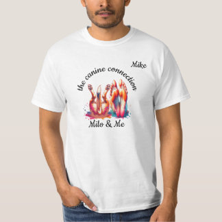 "Die Hundeverbindung" Anpassbar  T-Shirt