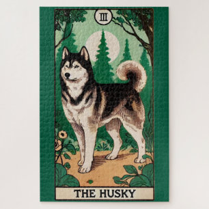 Die Husky-Tarot-Karte