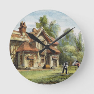 Die Hütte der Königin, Richmond arbeitet im Runde Wanduhr