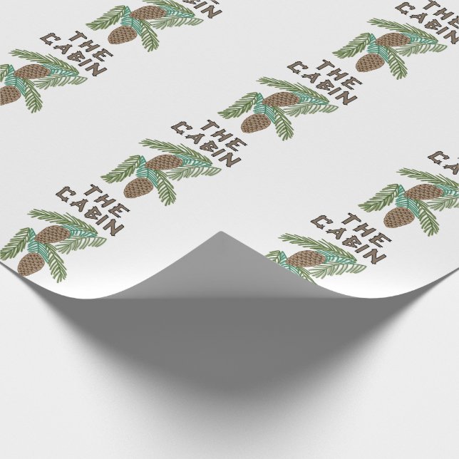 Die Hütte Geschenkpapier (Ecke)