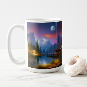 Die Hütte in der Bucht N des Mondes Kaffeetasse