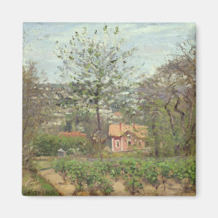 Die Hütte oder das rosa Haus Magnet