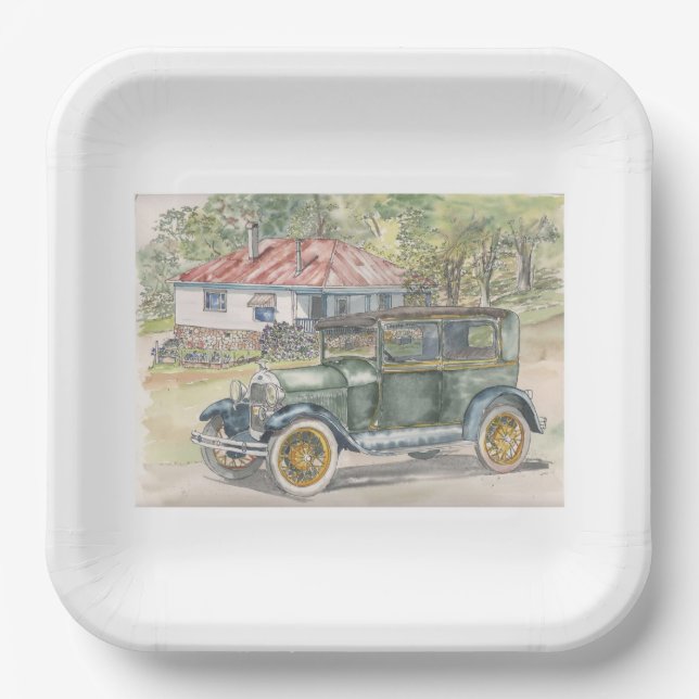 Die Hütte Pappteller (Vorderseite)