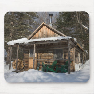 Die Hütten am Little Lyford Pond des AMC Mousepad