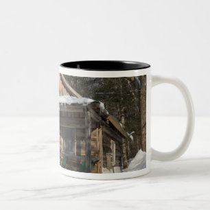 Die Hütten am Little Lyford Pond des AMC Zweifarbige Tasse