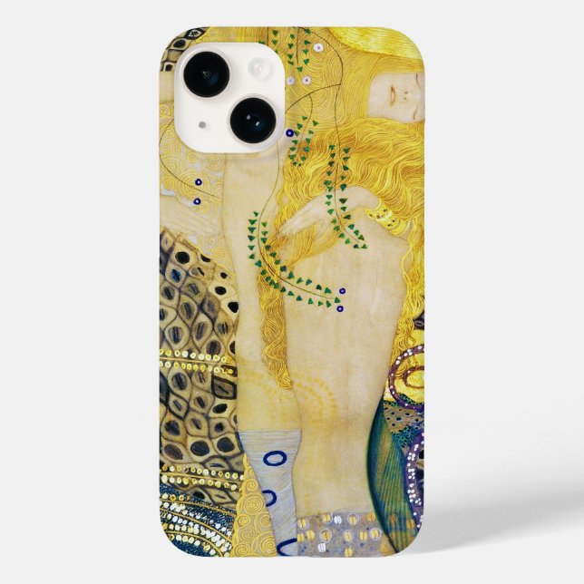 Die Hydra, Gustav Klimt Case-Mate iPhone 14 Hülle (Rückseite)