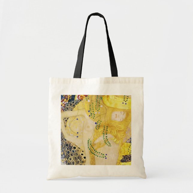 Die Hydra, Gustav Klimt Tragetasche (Vorne)