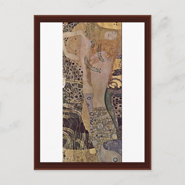 Die Hydra von Klimt Gustav Postkarte (Vorderseite)