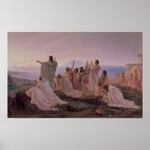 Die Hymne der Pythagoreer zum aufgehende Sonne, Poster