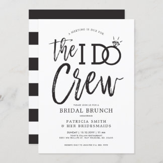 Die I-Crew | Bridal Crew Brunch Einladung