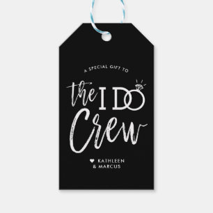 Die I-Crew Hochzeitsparty favorit Black Geschenkanhänger