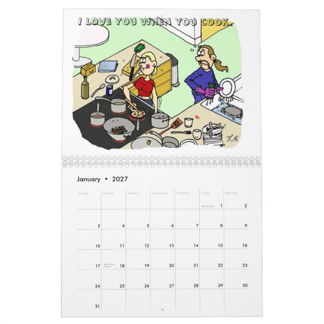 die i-Liebe Sie wenn… Kalender (Jan 2027)