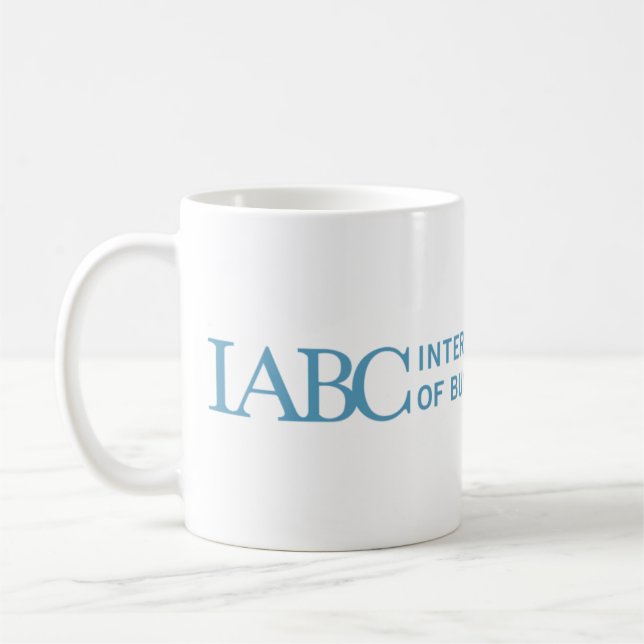 Die IABC Logo-Tasse Kaffeetasse (Links)
