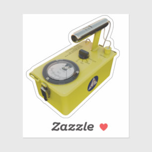 Die Iconic CD V-700 Geiger Counter Aufkleber