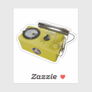 Die Iconic CD V-700 Geiger Counter Aufkleber