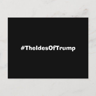 Die Ideen Trumps Hashtag Postkarte
