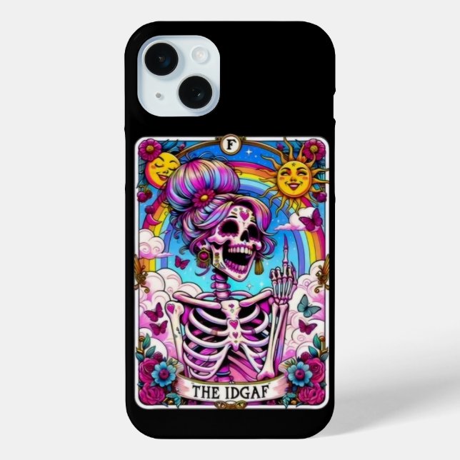 Die IDGAF-Tarot-Kartensammlung Case-Mate iPhone Hülle (Rückseite)