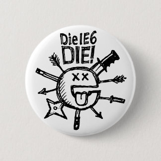 Die IE6 DIE! Sketchnote Knopf Button