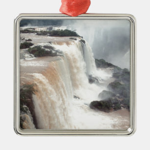 die Iguaçu-Wasserfälle Brazill Ornament Aus Metall