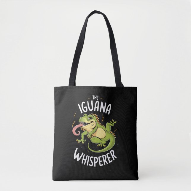 DIE IGUANA WHISPERIN TASCHE (Vorderseite)