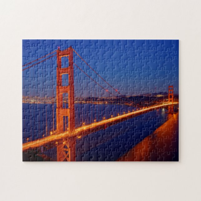 Die ikonenhafte Brücke mit San Francisco (Horizontal)