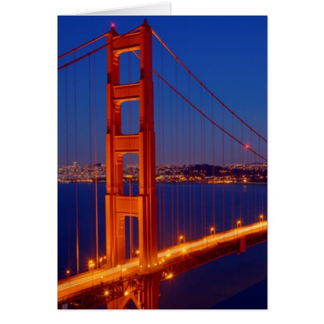 Die ikonische Brücke mit San Francisco (Vorne)