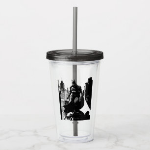 Die Illustration des Comic Batman Acryltrinkbecher