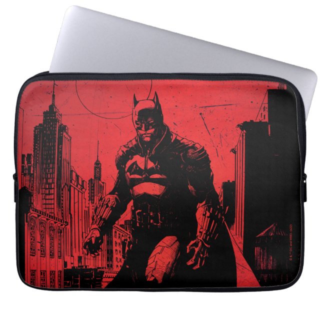 Die Illustration des Comic Batman Laptopschutzhülle (Vorderseite)