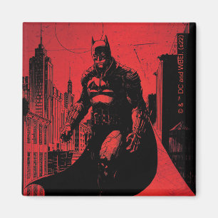 Die Illustration des Comic Batman Magnet