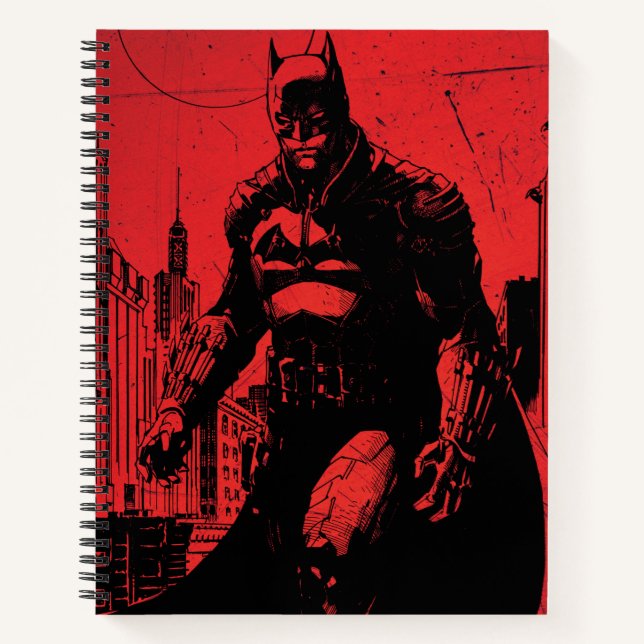 Die Illustration des Comic Batman Notizbuch (Vorderseite)