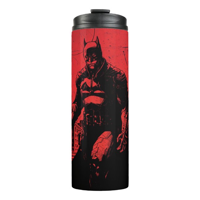 Die Illustration des Comic Batman Thermosbecher (Vorderseite)