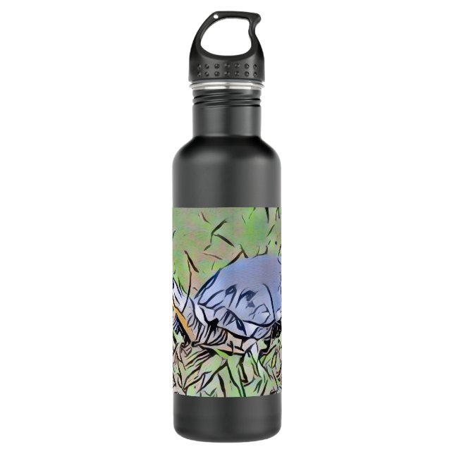  Die Illustration von Rogue Frog Edelstahlflasche (Vorderseite)