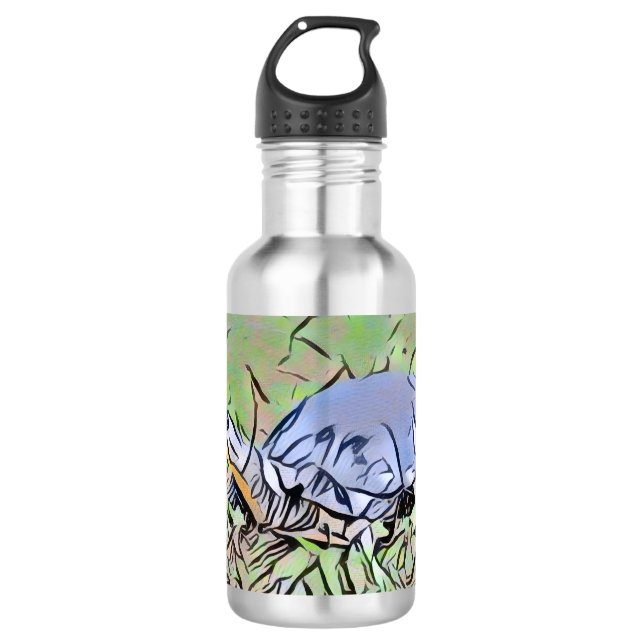  Die Illustration von Rogue Frog Edelstahlflasche (Vorderseite)