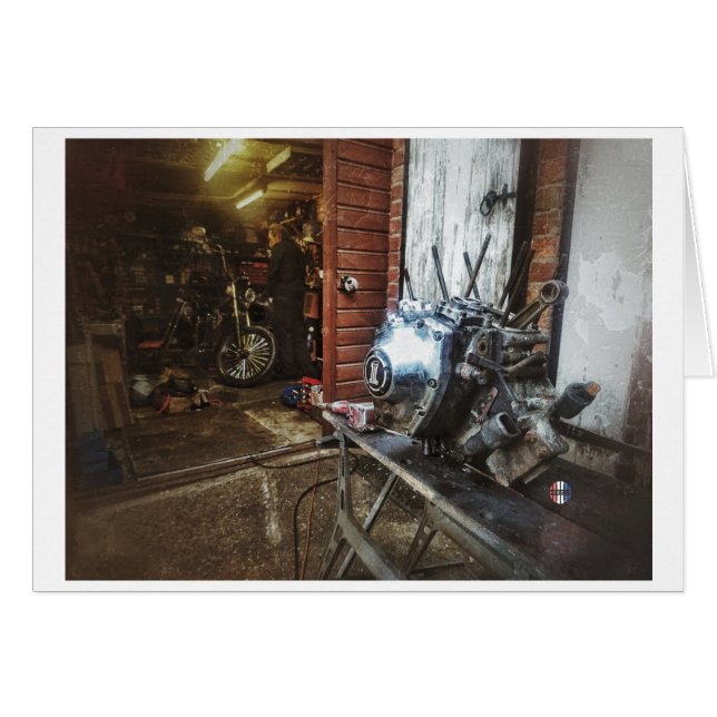 Die im Entstehen befindliches Werkkarte (Vorderseite (Horizontal))