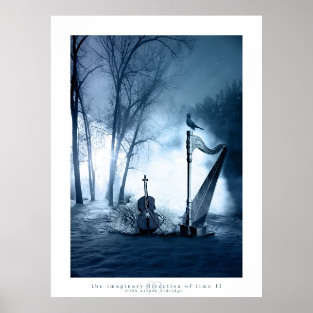 Die imaginäre Richtung der Zeit II Poster (Vorne)