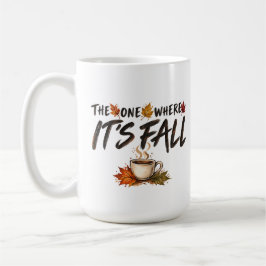Die, in der es Herbst ist, gemütliche Herbst-Kaffe Kaffeetasse