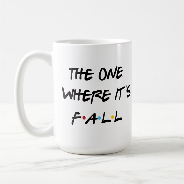 Die, in der es Herbst ist Kaffeetasse (Links)