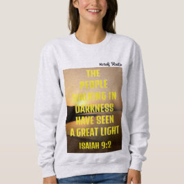 Die in Dunkelheit weckend Menschen Sweatshirt