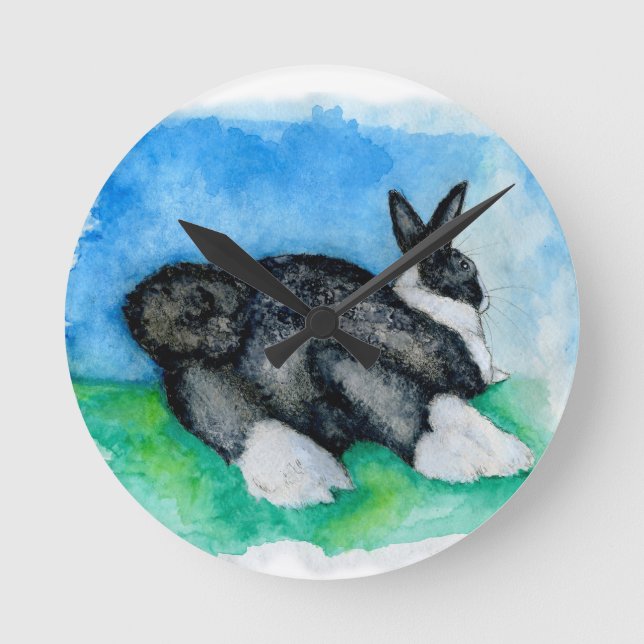 DIE INDIGNITÄT! RUNDE WANDUHR (Vorderseite)