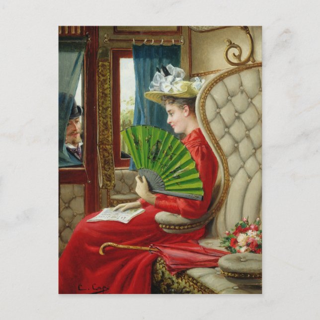 Die Indiskretion von 1895 Postkarte (Vorderseite)