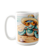 Die individuell gestaltete Turtelanlage am Strand