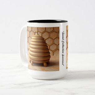 "Die Industrie trifft die Natur" Zweifarbige Tasse